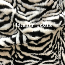 Zebra Jacquard Two-Color Soft Fake Raccoon Fur